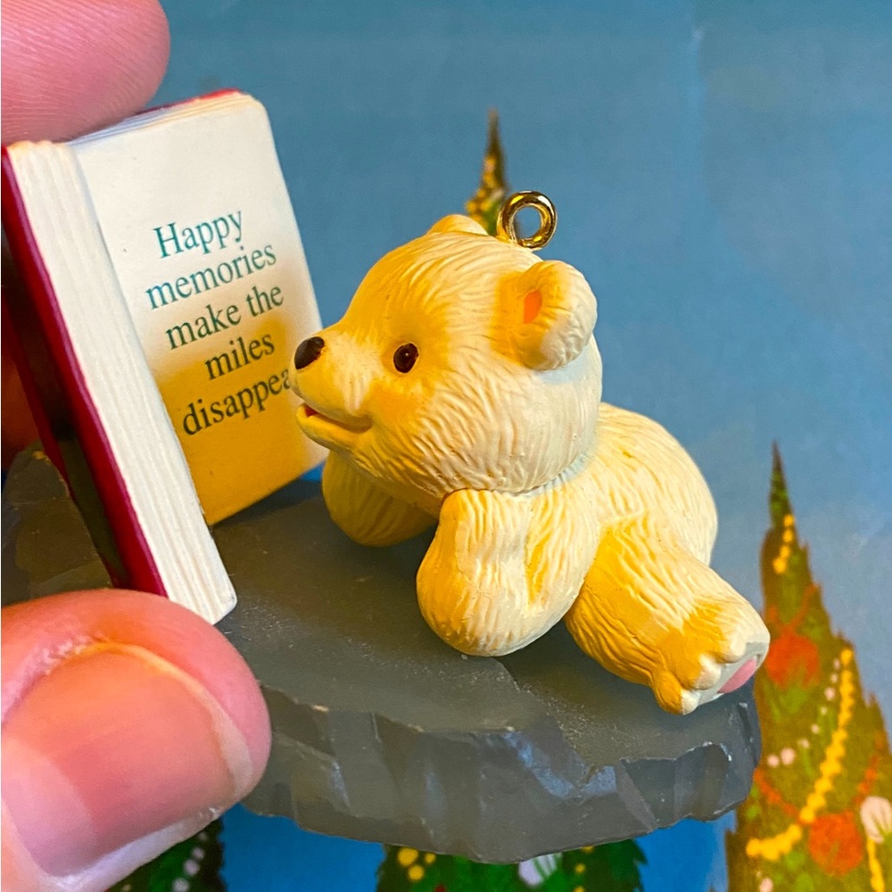 Vintage Hallmark Across the Miles Polar Bear Ornament - Picture 2 of 4